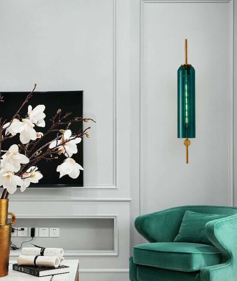 Indoor Decoration Wall Sconce Light Glass Shade Down Light for Living Room Bedroom