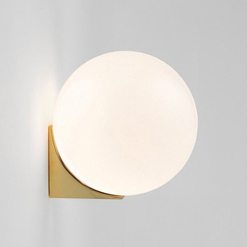 Glass Ball Indoor Wall Light Nordic Modern Style Wall Light Fixture for Bedroom Corridor