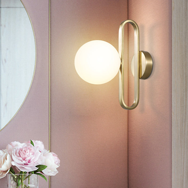 1 application murale de nuance en verre clair de style nordique