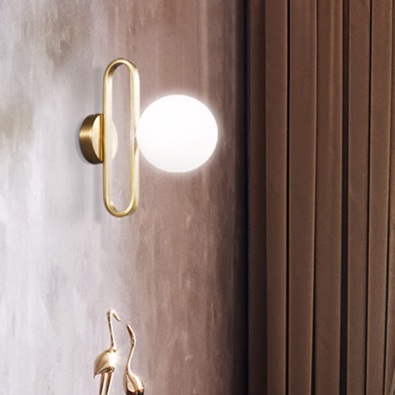 1 application murale de nuance en verre clair de style nordique