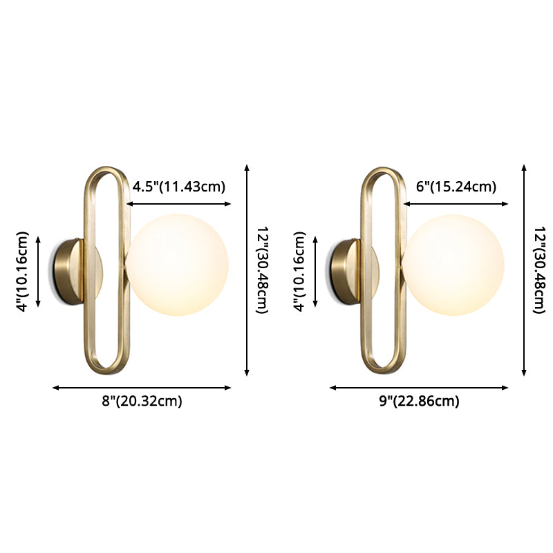 1 application murale de nuance en verre clair de style nordique