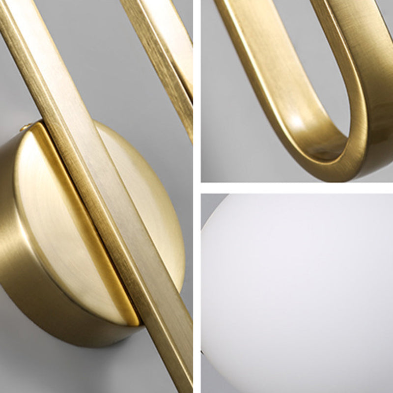 1 application murale de nuance en verre clair de style nordique