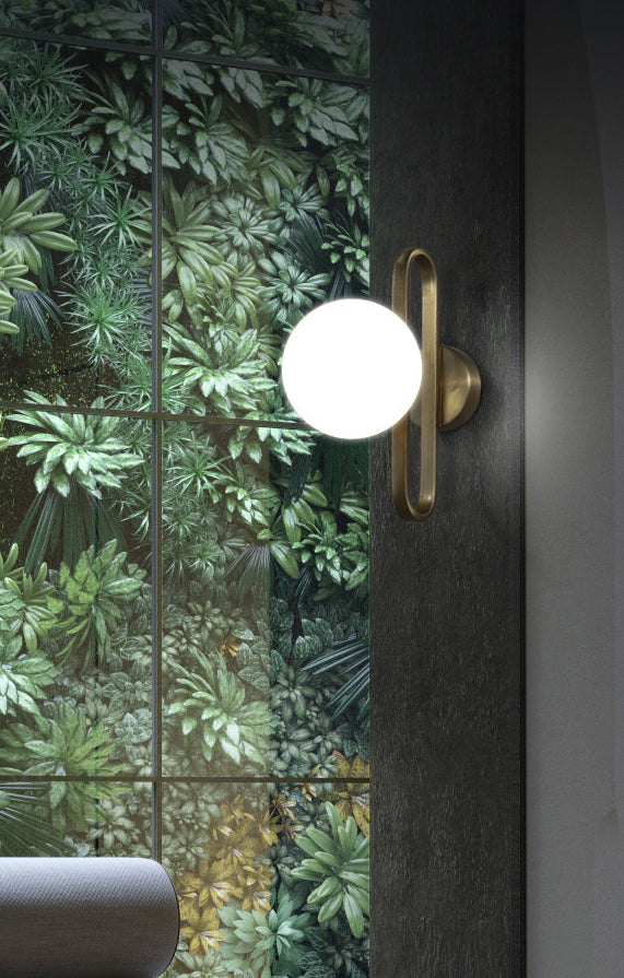 1 application murale de nuance en verre clair de style nordique