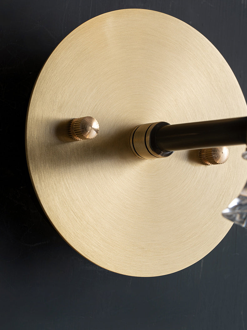 Modern Indoor Decoration Wall Light Up Light Glass Shade Wall Sconce for Bedside