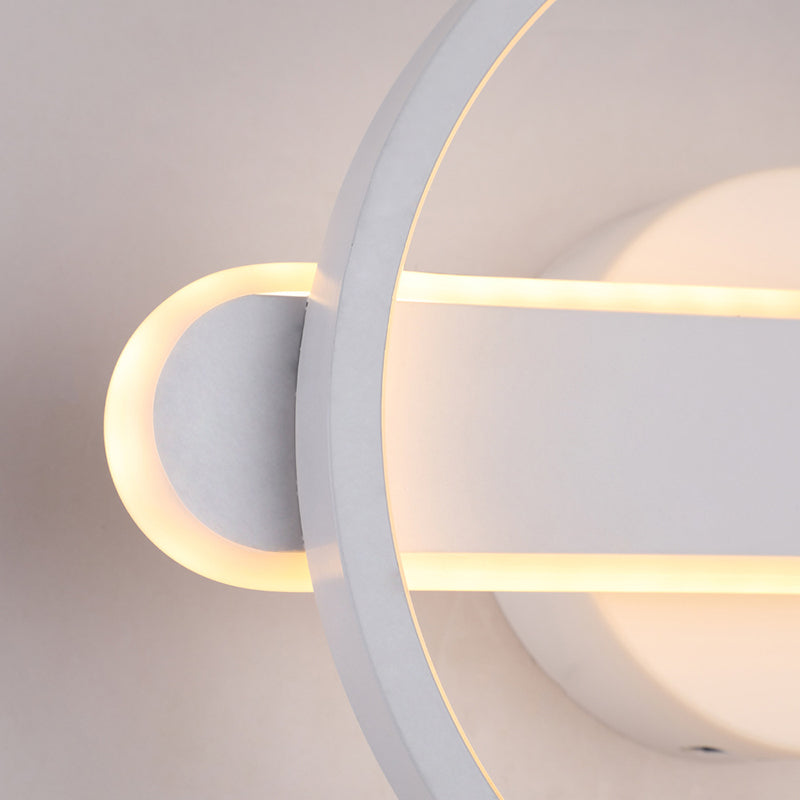 1 Circolo leggero Monte a parete Luce moderna MODER MODER METAL MOLTO PER IL MADULO DELL'HOTEL
