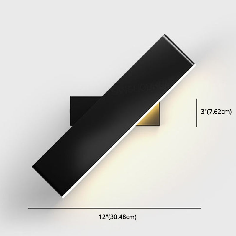 Luz de lectura rectangular de la pared acrílica de metal LED para la luz de la pared de lectura rectangular para la cama
