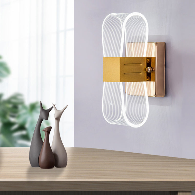 LED Indoor Decoration Sconce Light Ambient Lighting Wall Lamp with Acrylic Shade