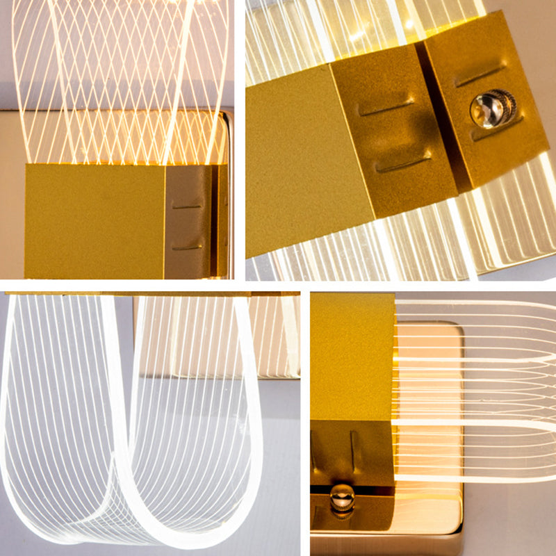 LED Indoor Decoration Sconce Light Ambient Lighting Wall Lamp with Acrylic Shade