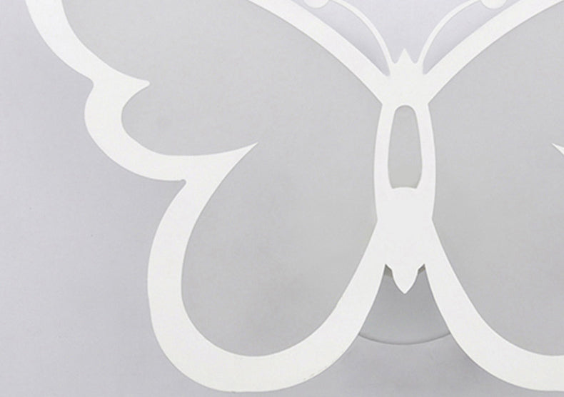 Creative Butterfly Sconce Light Fixture Modern Acrylic Wall Sconce Light for Bedroom