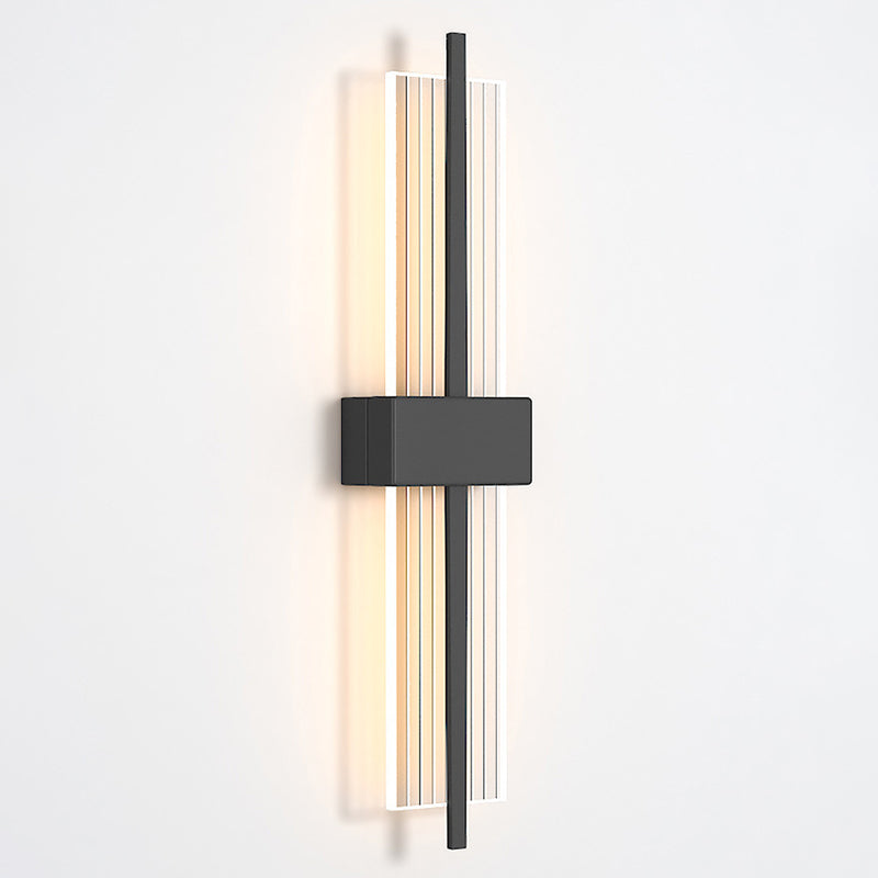 LED indoor decoratie wandbevestiging licht metalen dwarswand sconce in acryl schaduw