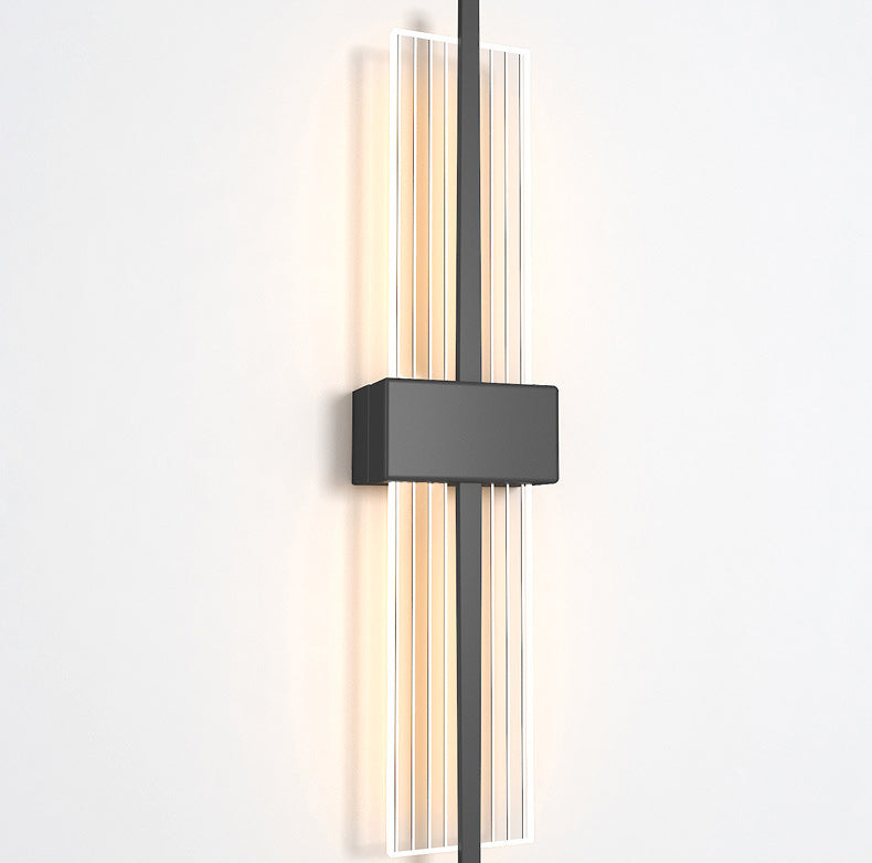 LED indoor decoratie wandbevestiging licht metalen dwarswand sconce in acryl schaduw