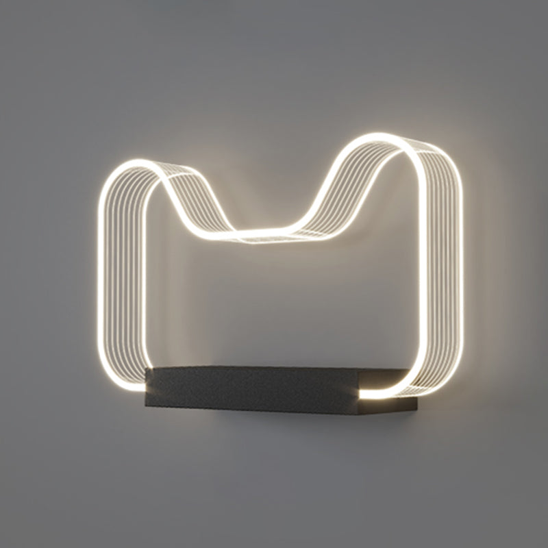 Lampada da parete a LED del letto Lampone Nordic Simple Wall Sconce per bambini Soggiorno