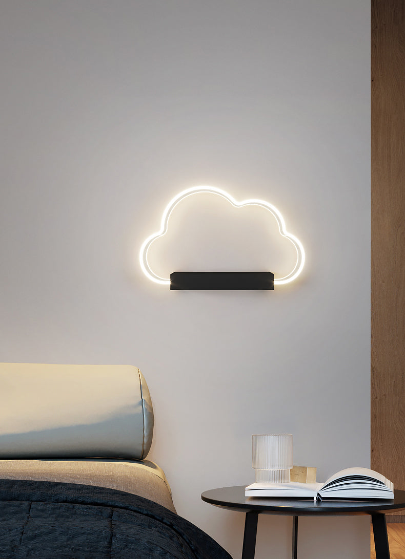 Lampada da parete a LED del letto Lampone Nordic Simple Wall Sconce per bambini Soggiorno