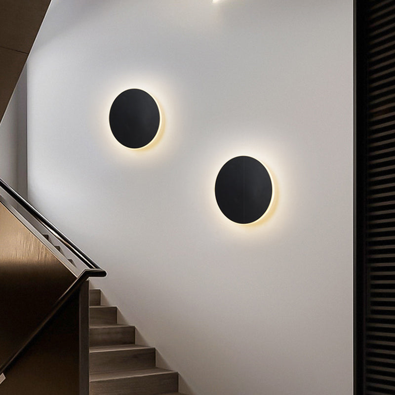LED Atmosphere Wall Mount Lamp Minimalism Circle Shape Sconce Light for Bedroom Living Room