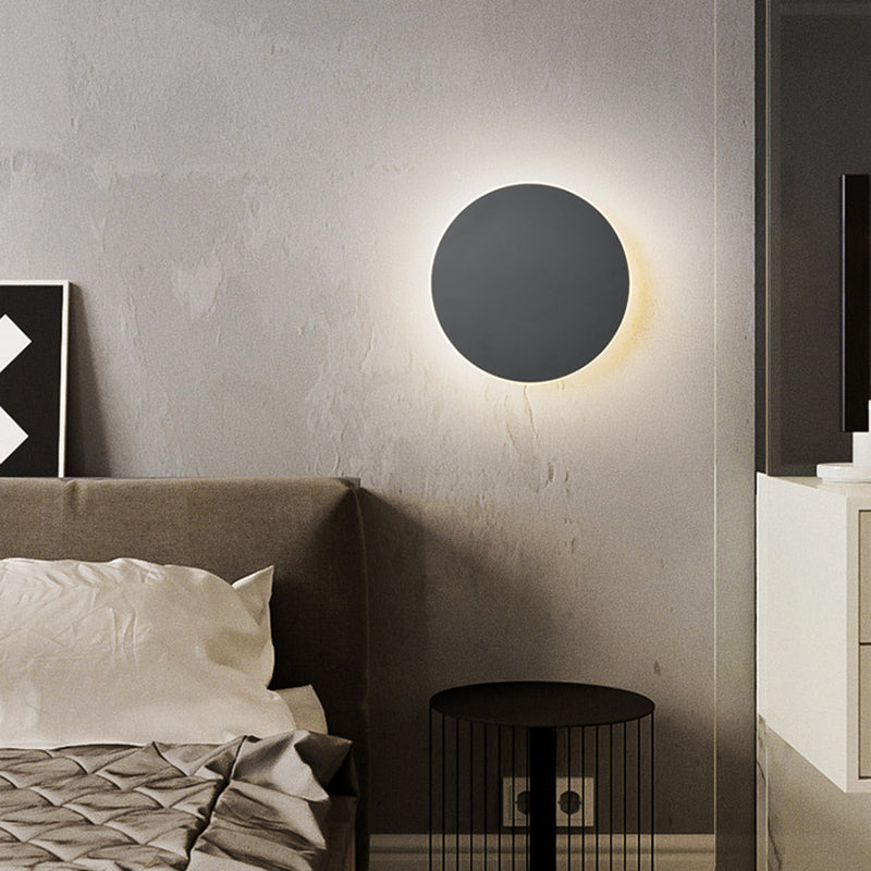 LED Atmosphere Wall Mount Lamp Minimalism Circle Shape Sconce Light for Bedroom Living Room