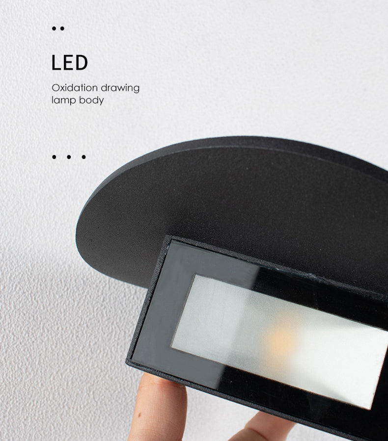 LED Aluminium Wandmontage Lampe ein Licht zeitgenössische Wandleuchten für Wohnzimmerhof