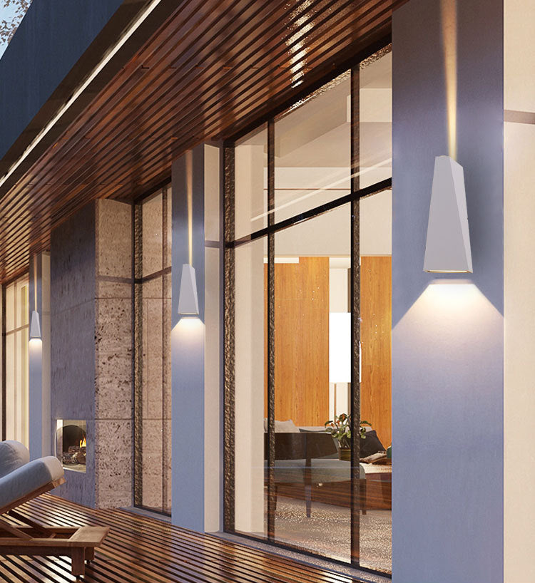 Luz de pared LED de forma irregular Alejría hacia arriba y hacia abajo Luz Diconce para el corredor