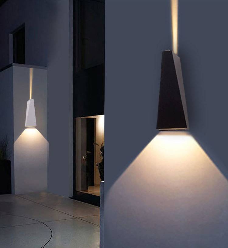 Luz de pared LED de forma irregular Alejría hacia arriba y hacia abajo Luz Diconce para el corredor