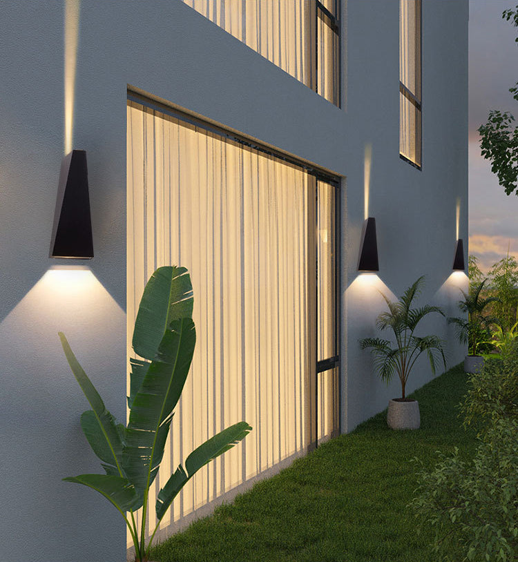 Luz de pared LED de forma irregular Alejría hacia arriba y hacia abajo Luz Diconce para el corredor