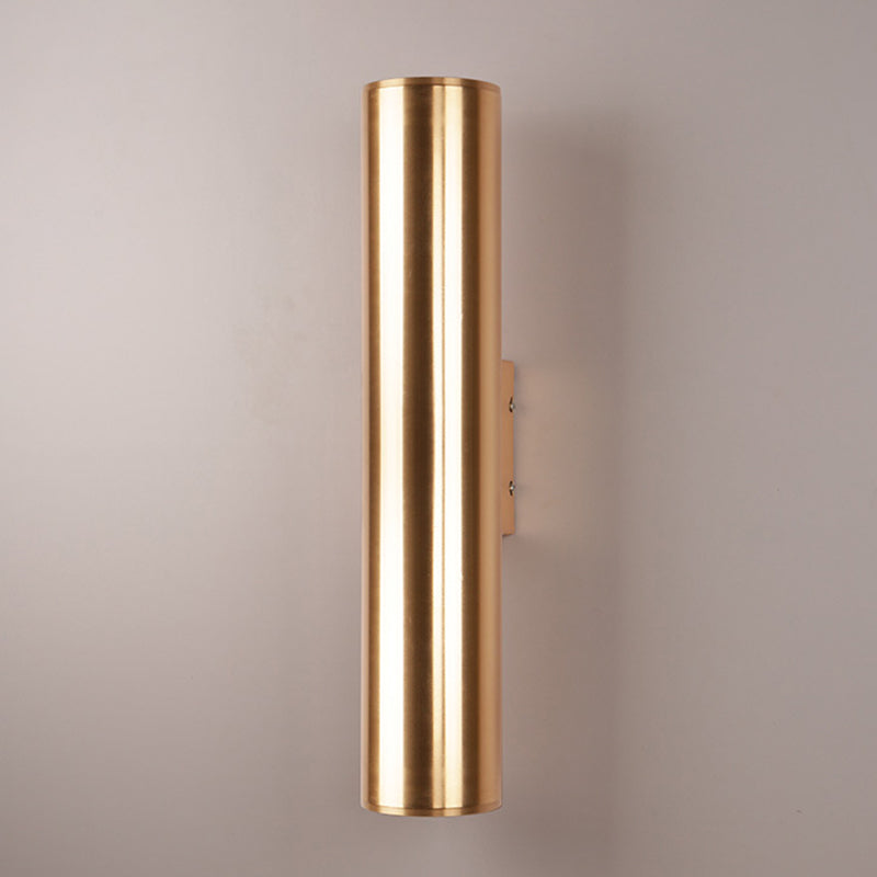 Mid-Century Wall Light Fixture Metal Cylinder Shape Wall Mounted Lighting for Living Room
