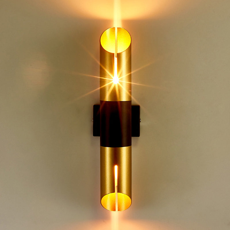 Mid-Century Modern Wall Light Metal Up and Down Lighting for Bedroom Living Room
