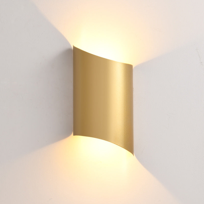 Modern Arc Shape Sconce Light Postmodern Luxury Wall Lamp for Living Room Bedroom
