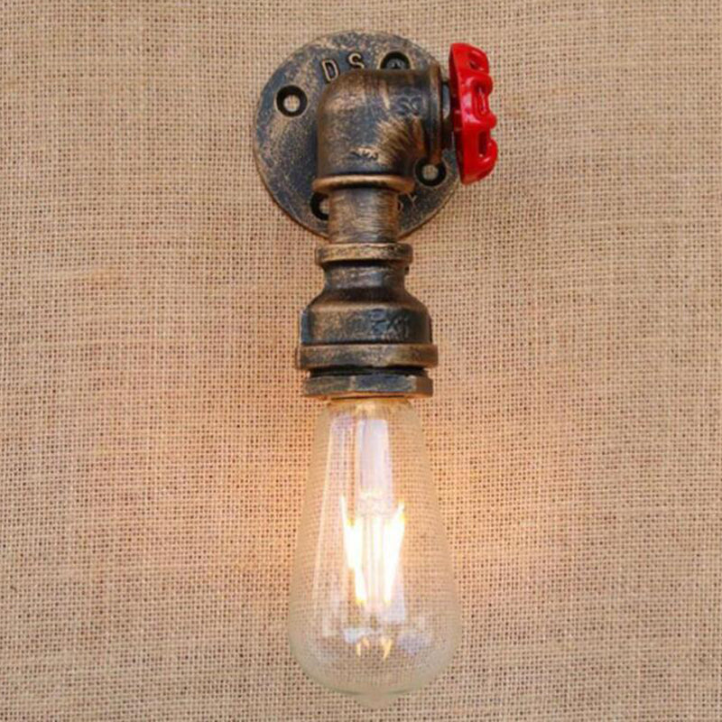 Application légère de la lumière de tuyau créatrice simple 1 lampe murale légère légère pour le café du bar