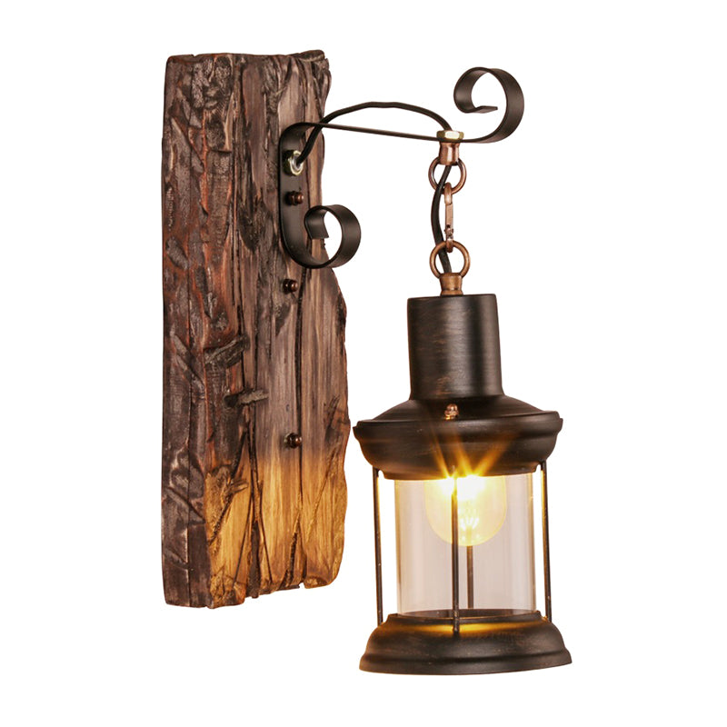 Vintage Retro Style Wall Lamp Single Light Suspended Cage Wall Lighting for Bar