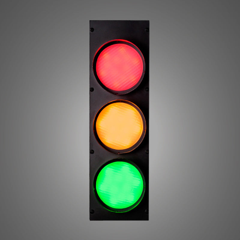 Indoor Decoration Wall Mount Light Creative Traffic Light Sconce Light for Coffee Shop