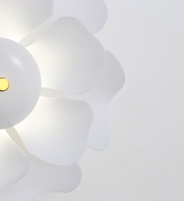 Nordic Style Flower Shape Wall Lamp Indoor Fashion Decoration Wall Sconce with Acrylic Shade