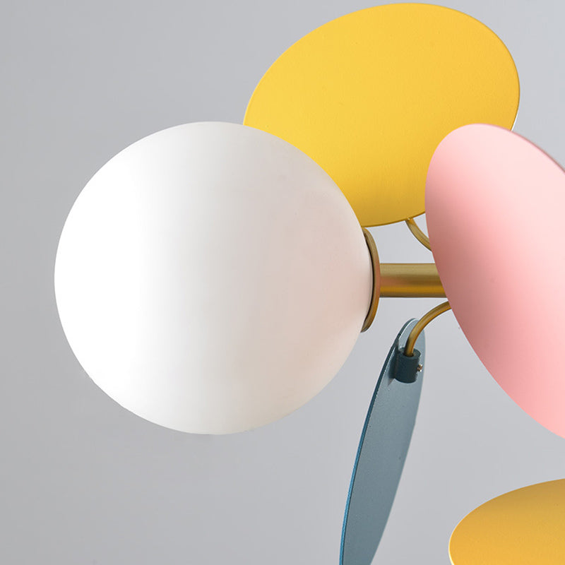 Ultra-modern Sphere Chandelier Lamp Glass Suspension Pendant Light for Living Room