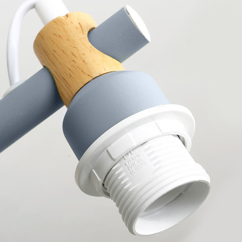 Contemporary Cone Chandelier Pendant Light Metallic Hanging Light Fixtures for Bedroom