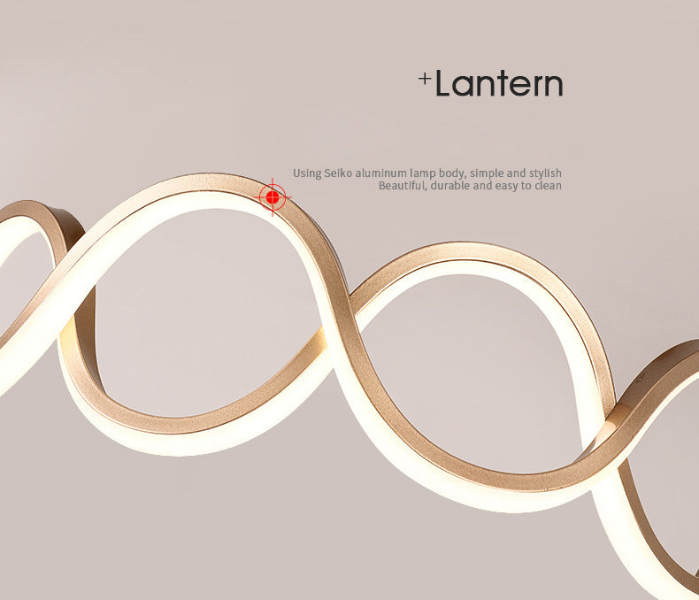 Multiple Rings Chandelier Light Fixture Designer Modern Simplicity Metal Pendant Lighting for Restaurant