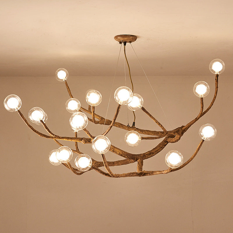 Lampadino Creative Creative Creative Contemporary Light Lights Aibeli del soffitto in vetro chiaro per la caffetteria