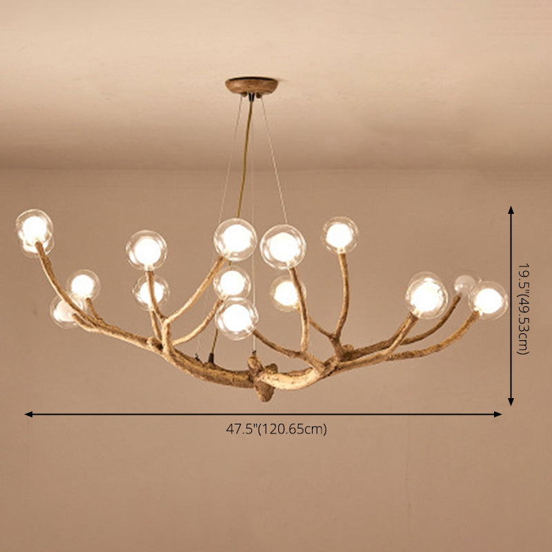 Lampadino Creative Creative Creative Contemporary Light Lights Aibeli del soffitto in vetro chiaro per la caffetteria