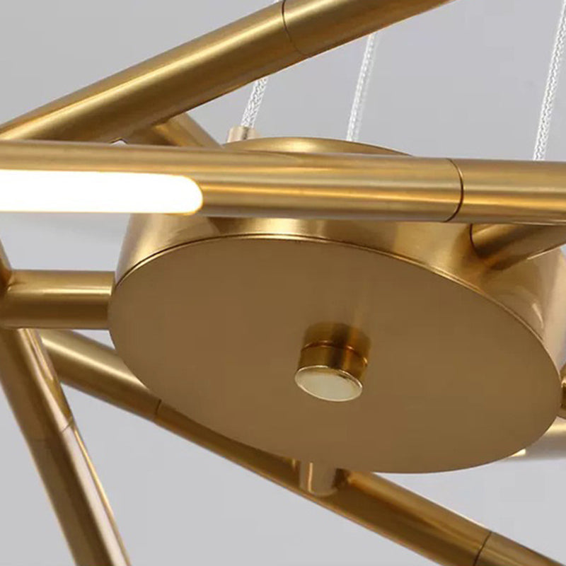 Simplicità contemporanea Sputnik Luci lampadari Luci a soffitto a sospensione in metallo per soggiorno