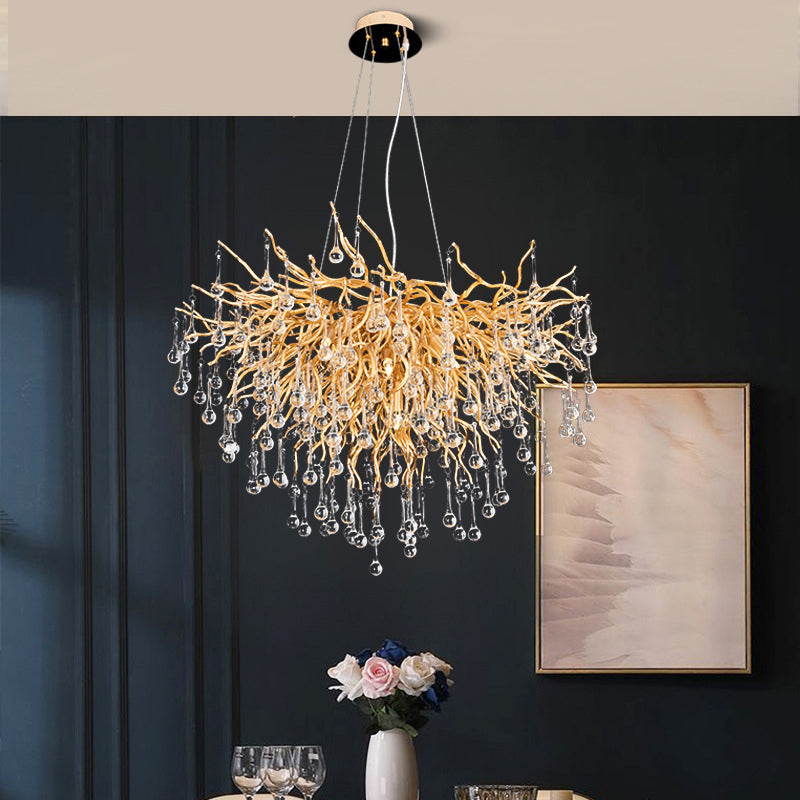 Lampada di fuochi d'artificio ultra-moderna lampada a sospensione metallica Light per il ristorante