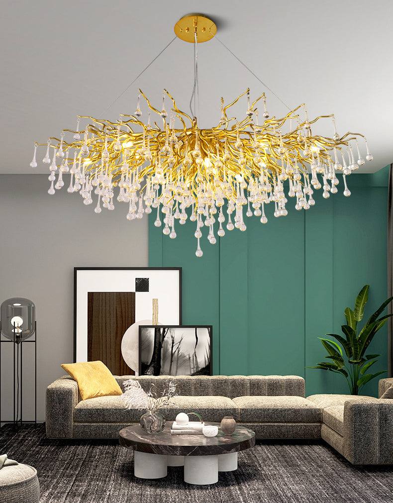 Lampada di fuochi d'artificio ultra-moderna lampada a sospensione metallica Light per il ristorante