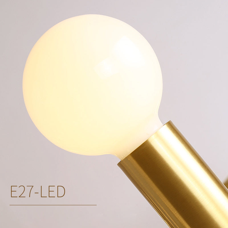 Lampade per lampadari radiali di semplicità moderna Lampade a sospensione in vetro per il ristorante