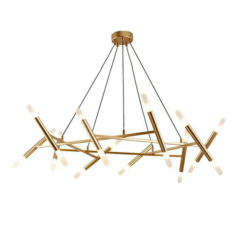 Postmoderne burst kroonluchter hanglamp acryl suspensie hanger licht voor woonkamer