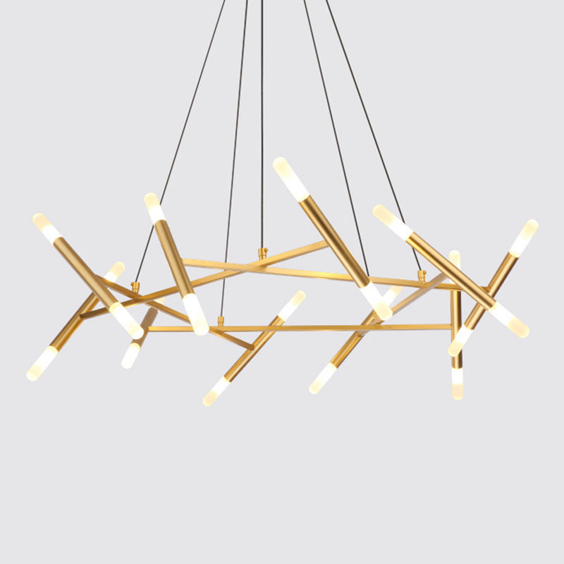 Postmoderne burst kroonluchter hanglamp acryl suspensie hanger licht voor woonkamer