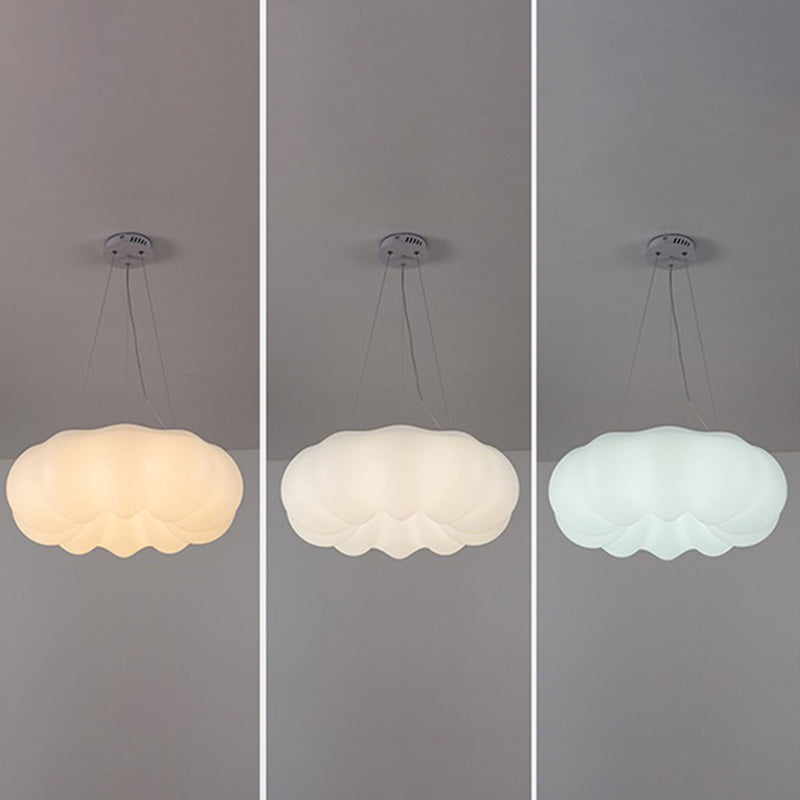 Nordic Minimalist Cloud Chandelier Lamp Resin Hanging Pendant Lights for Living Room