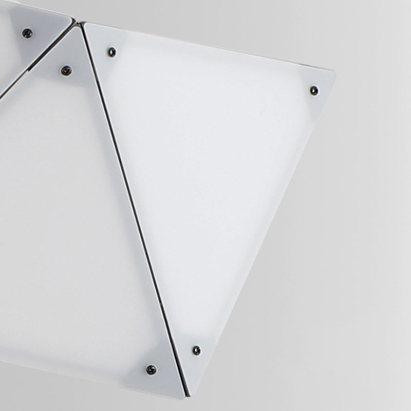 Postmodern Geometric Suspended Lighting Fixture Metallic Pendant Lighting Fixtures for Restaurant