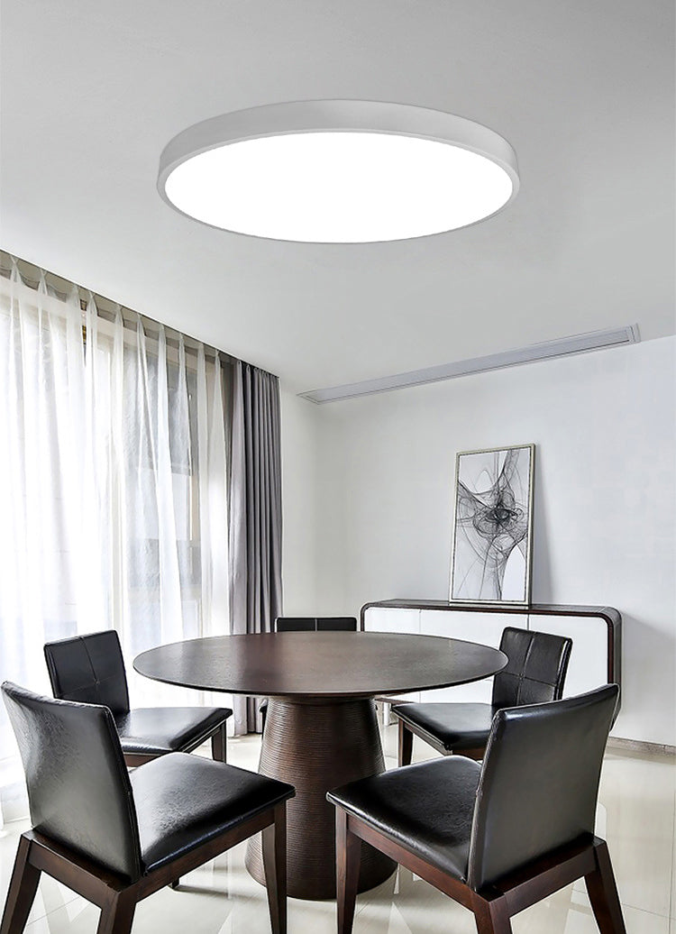 Nordic Style Metal Flush Mount Ceiling Lamp Round Shape LED Flush Mount Lighting for Bedroom