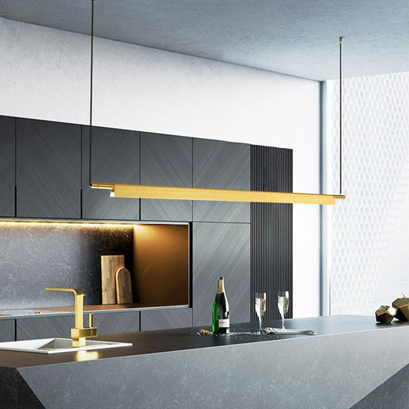 Linear Isola Lighting Acrilic Contemporary Simplicity Fishings a sospensione per il ristorante
