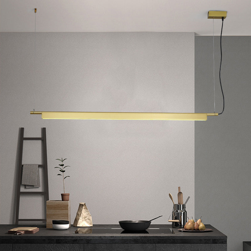 Linear Isola Lighting Acrilic Contemporary Simplicity Fishings a sospensione per il ristorante