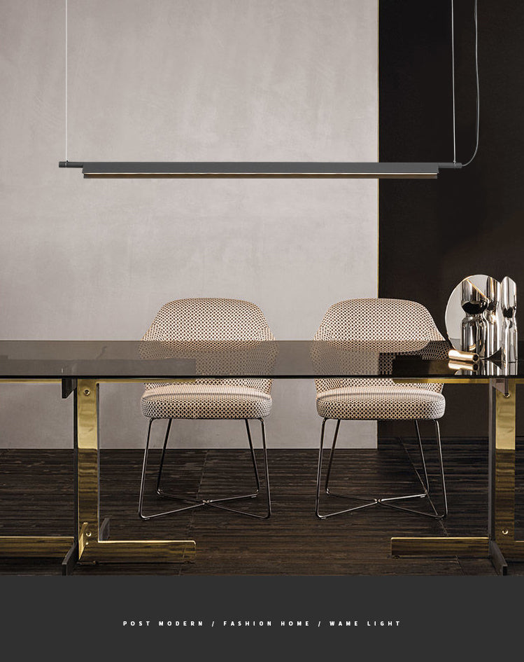 Linear Isola Lighting Acrilic Contemporary Simplicity Fishings a sospensione per il ristorante