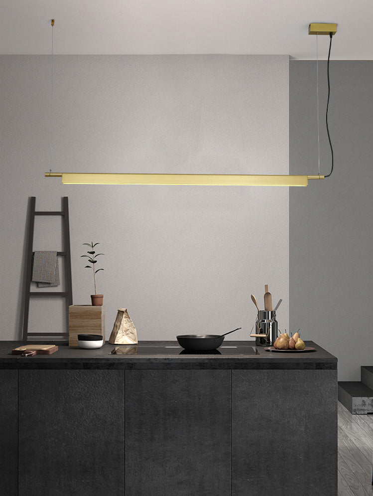 Linear Isola Lighting Acrilic Contemporary Simplicity Fishings a sospensione per il ristorante