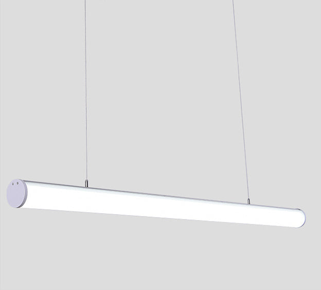 Cilindriche Luci a ciondolo di grande cucina di grandi dimensioni Metallic Modern Isola Lampade per ufficio