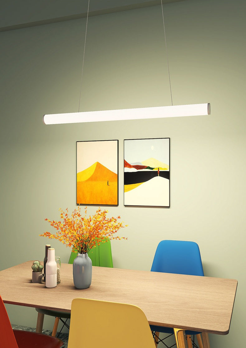 Cilindriche Luci a ciondolo di grande cucina di grandi dimensioni Metallic Modern Isola Lampade per ufficio